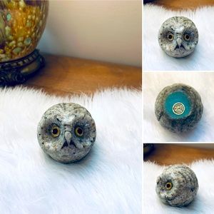 🦋2/$10 3/$15 4/$18 5/$20 Vintage MCM Stone Owl